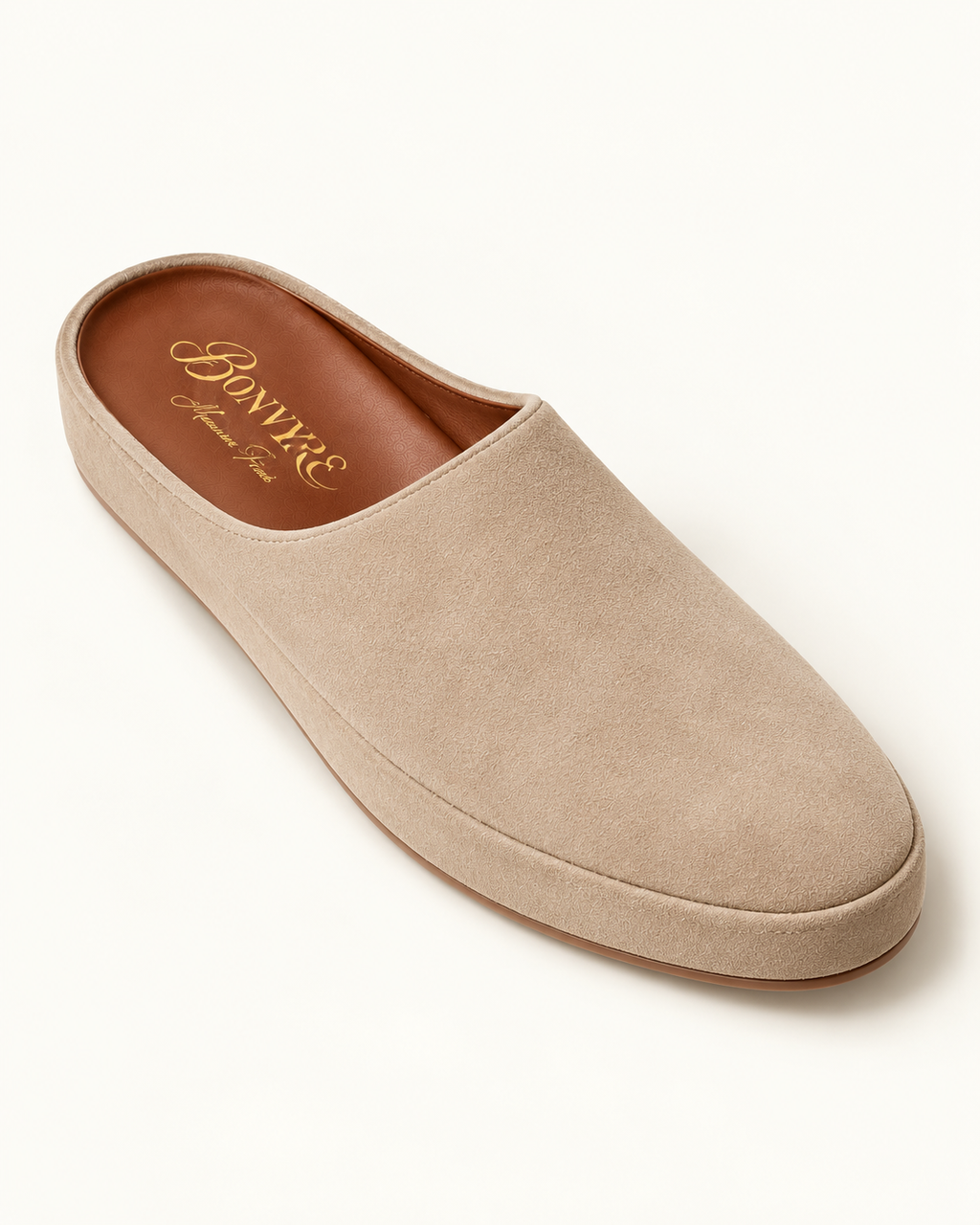 Mules in Beige aus Vollleder – Ansicht 3