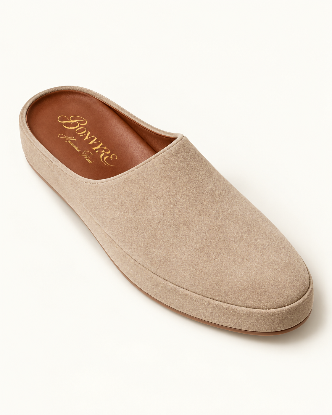 Mules in Beige aus Vollleder – Ansicht 3