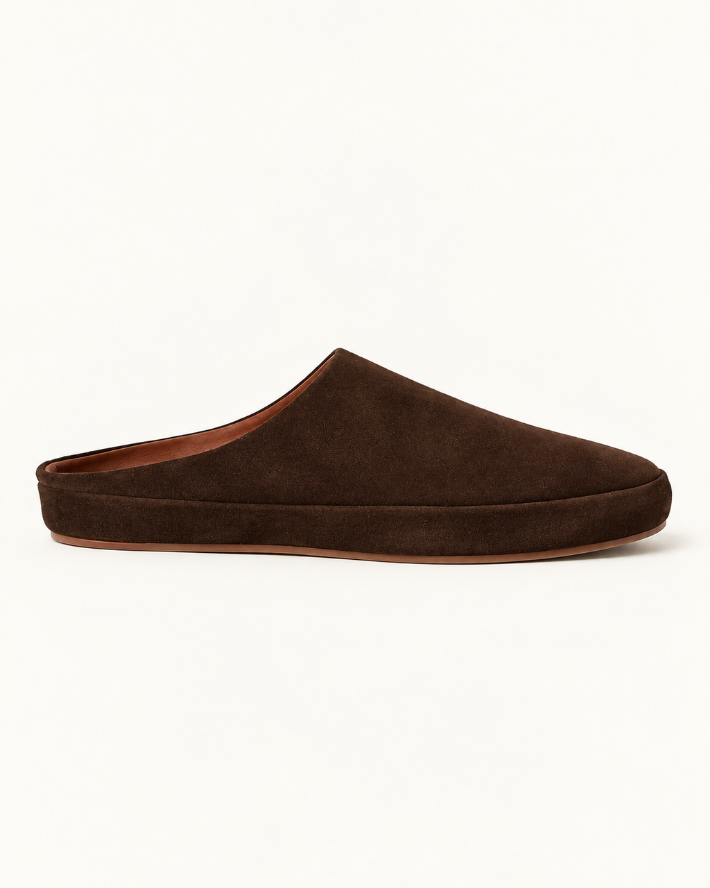 Mules in Wren Braun aus Vollleder